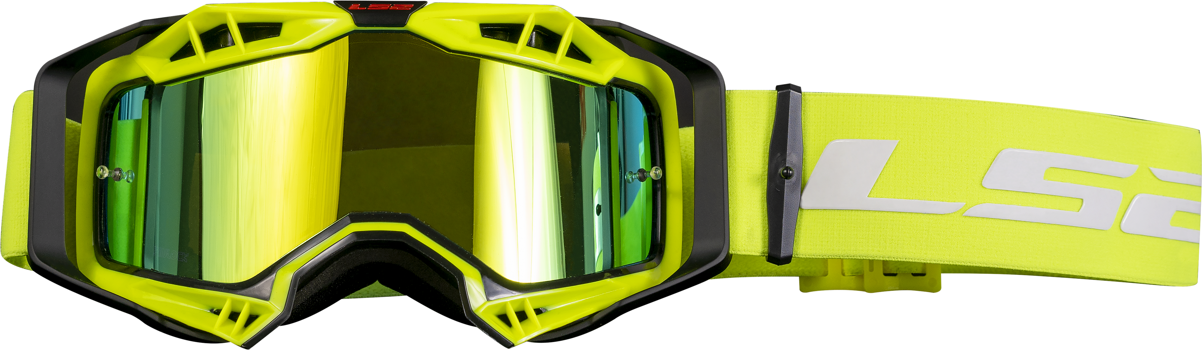 AURA PRO GOGGLE YELLOW IRIDIUM VISOR